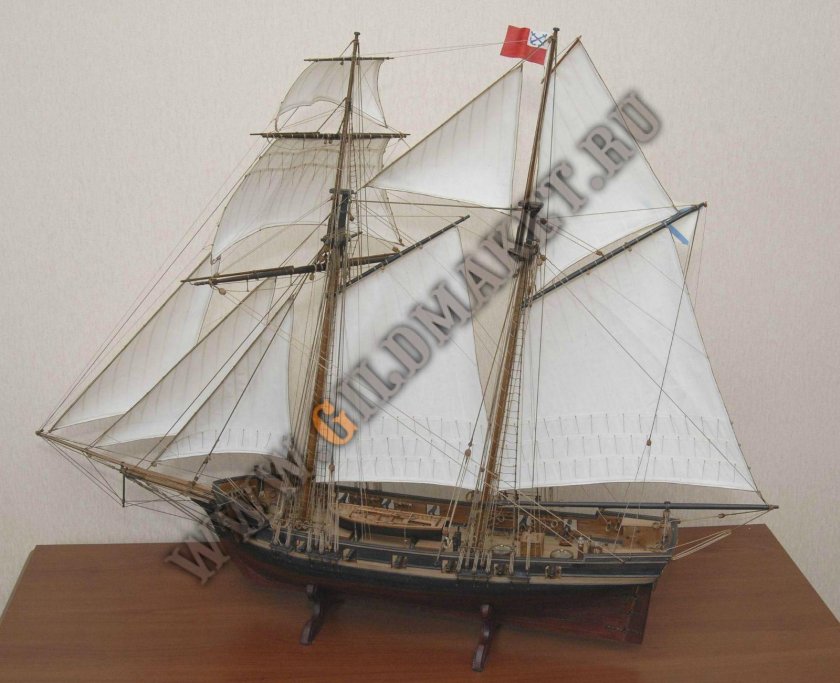 Парусная шхуна "Севастополь" 1818 год