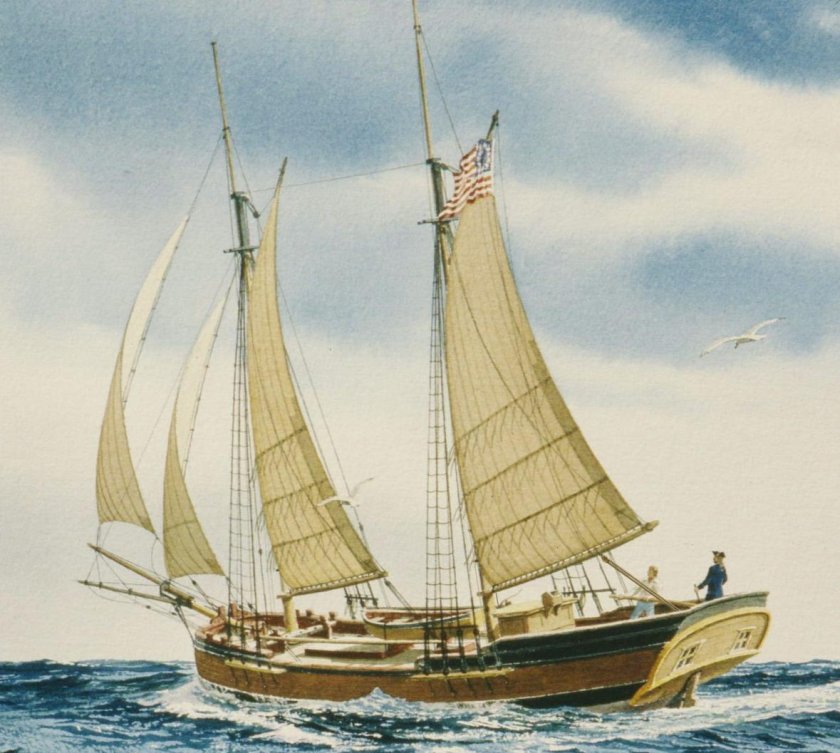 Шхуна Испаньола остров сокровищ