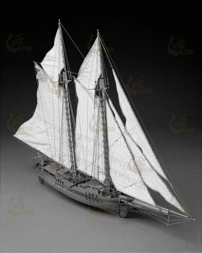 Сборная модель шхуны Марлат