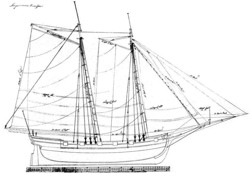 Яхта Петра 1 Святой Петр чертежи