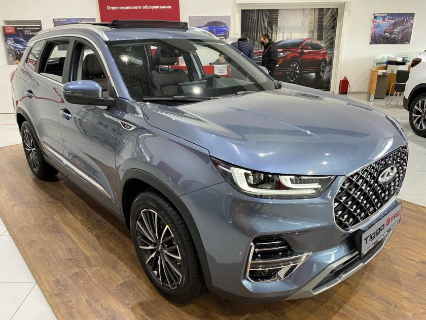 Chery Tiggo 8 Pro серый