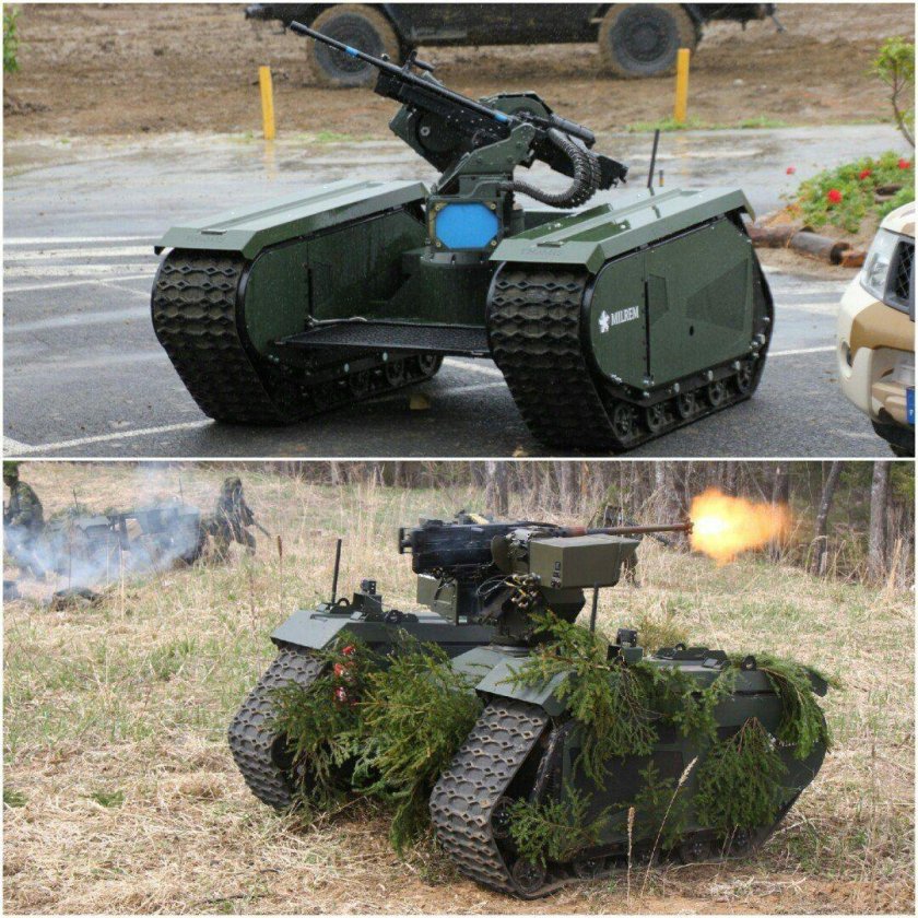 Уран-9 военный робот