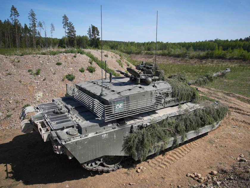 Challenger 2 подбитый