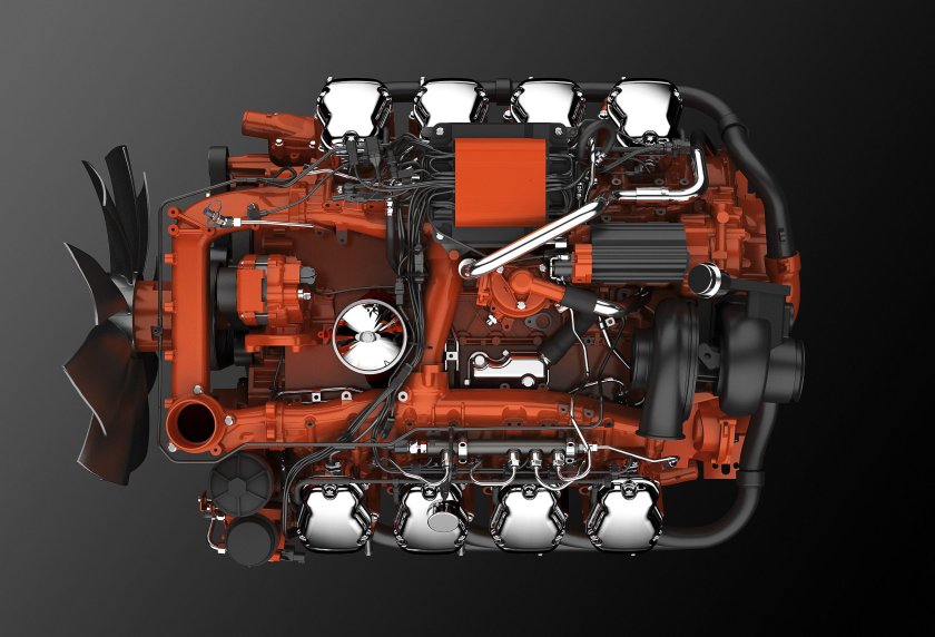 Мотор Скания v8