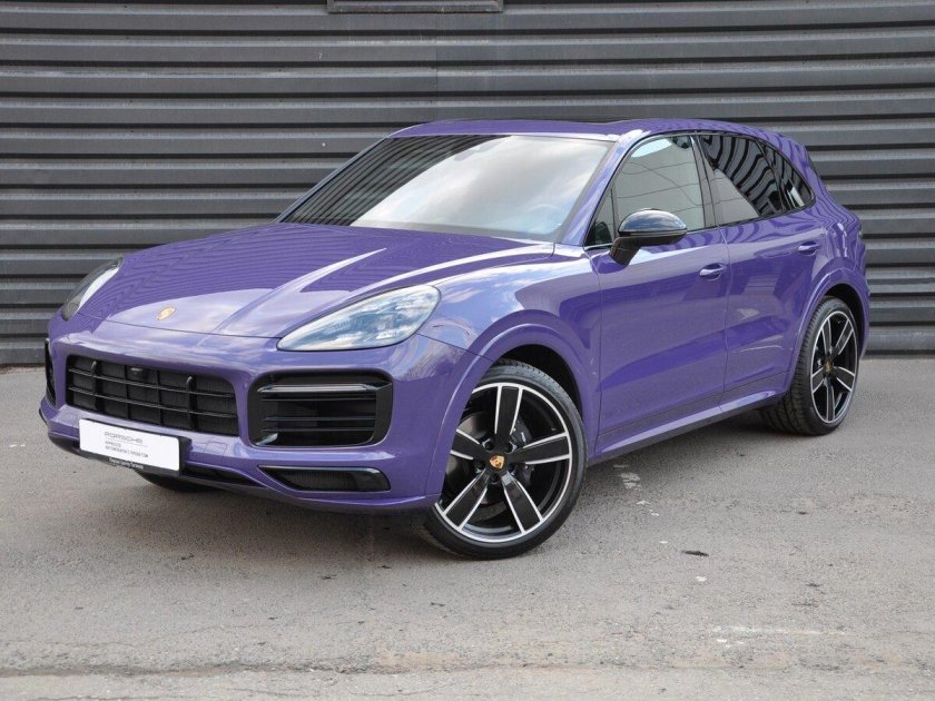 Порше Кайен фиолетовый