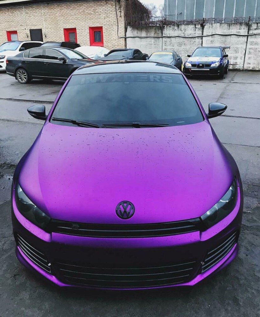 Volkswagen Scirocco фиолетовый