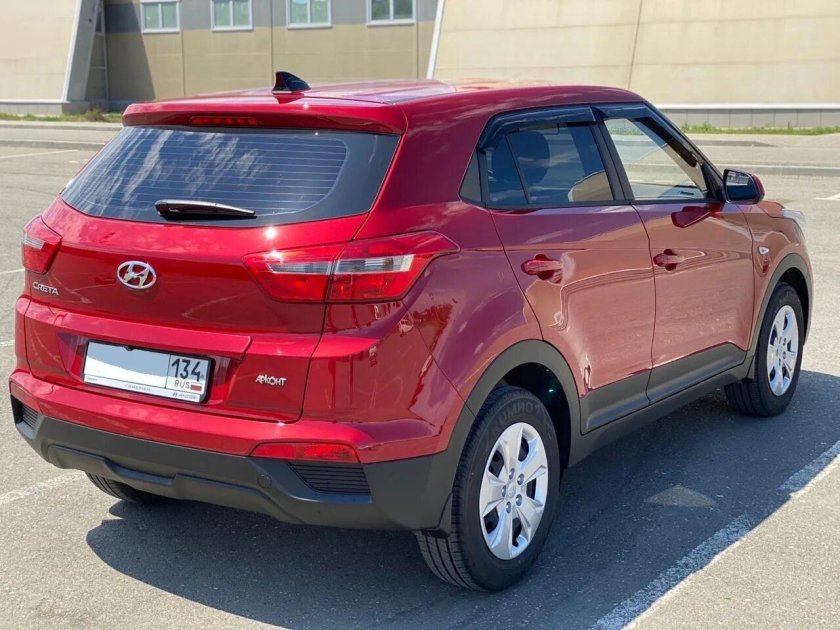 Hyundai Creta 2021 красная