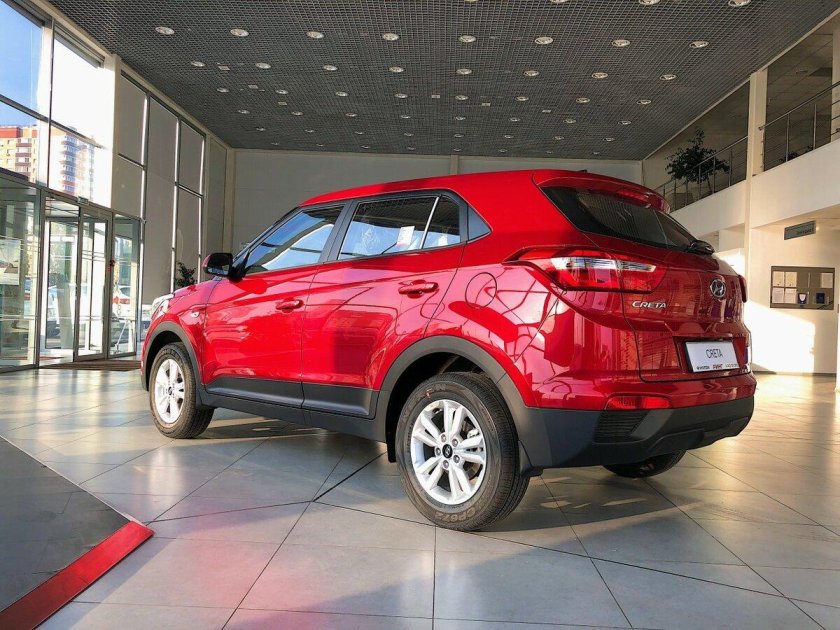 Hyundai Creta 2022 красная