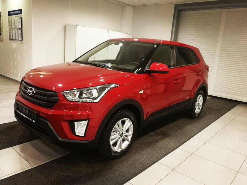 Хендай Крета 2020 красная