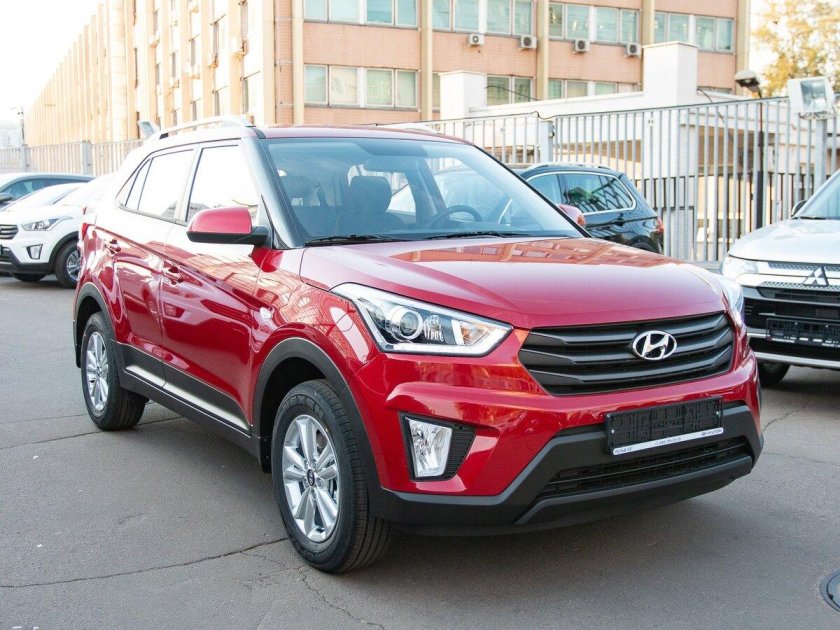 Hyundai Creta 2020 красная