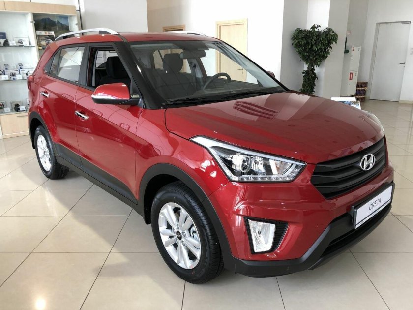 Hyundai Creta 2022 красная