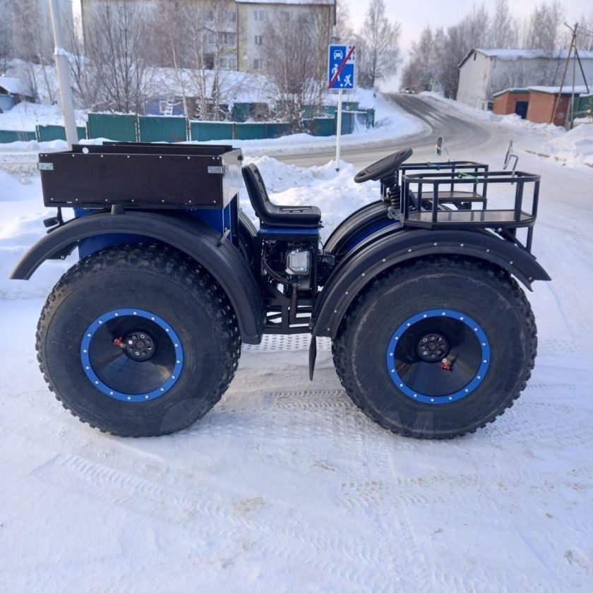 Вездеход на шинах низкого давления