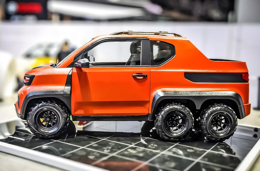 New Wuling Hongguang Mini ev 6x6 Shape Pickup