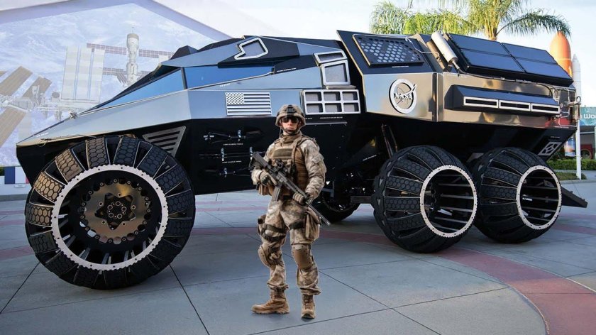 Mars rover concept vehicle