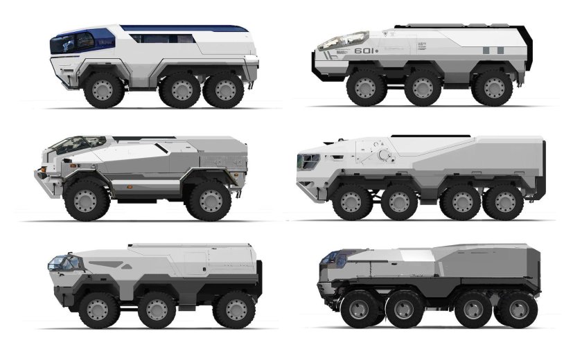 Бронированный КАМАЗ 8/8 концепт