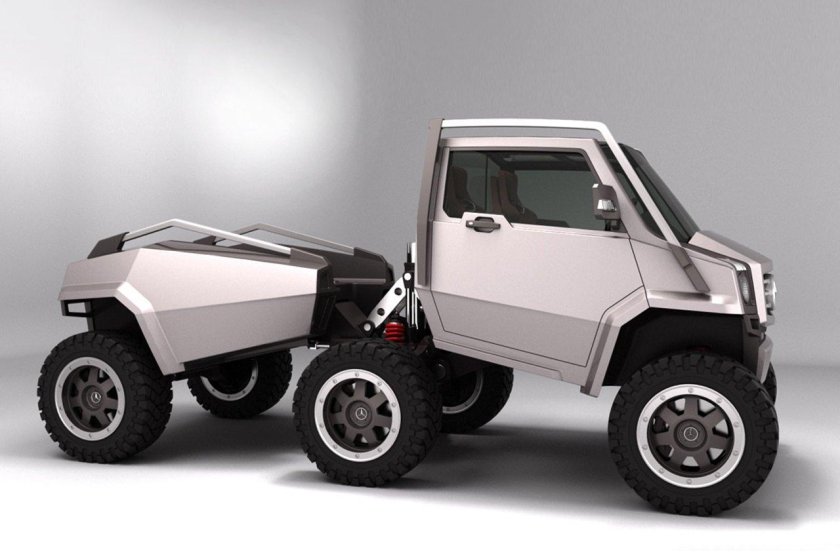 Концепт Mercedes-Benz Hexawheel