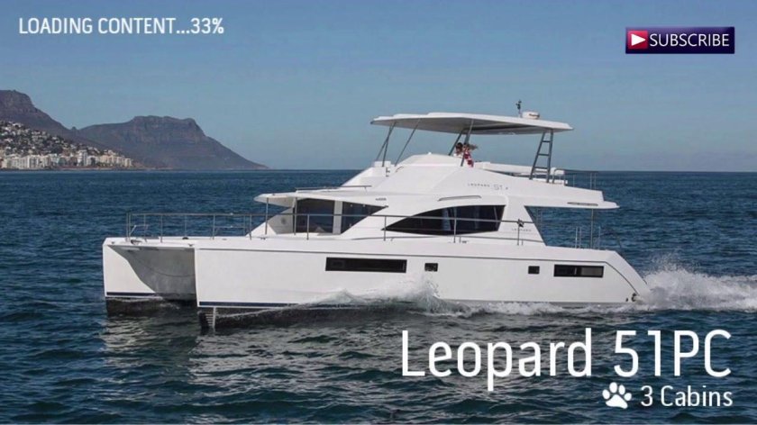 Катамаран леопард 50