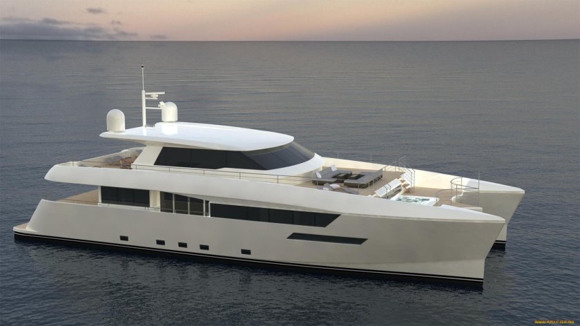 Хаусбот катамаран катамаран