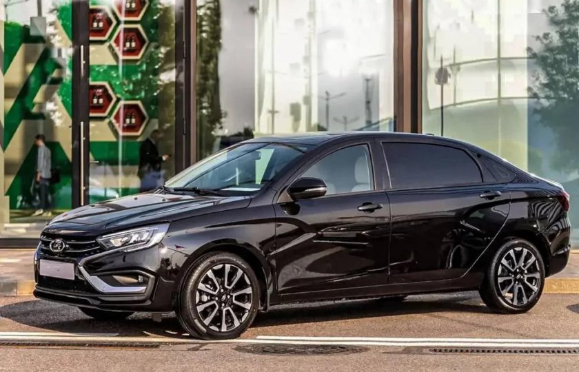 Лада Веста 2023 черная