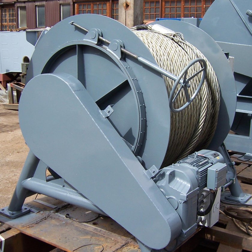 Вьюшка судовая 450х450 с электроприводом вс09.00.00