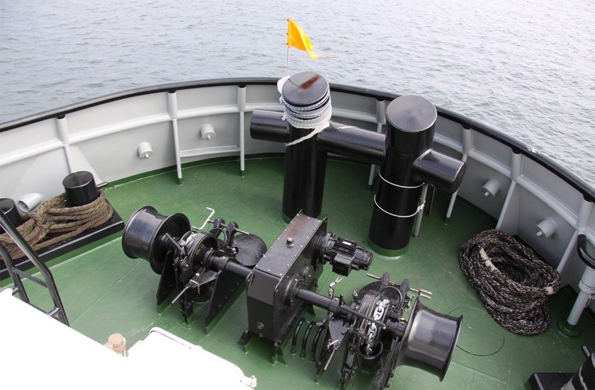 Якорная лебедка брашпиль