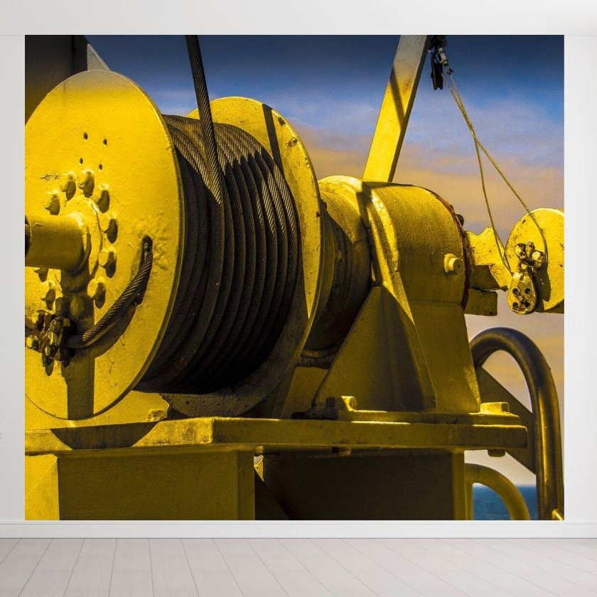 Лебедка монтажная электрическая (с канатом) 5.0тн/250м