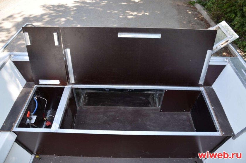 Рундуки в алюминиевую лодку