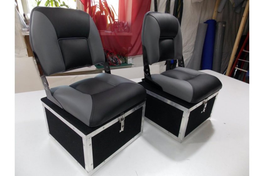 Рундук из пластика с откидной спинкой Rd-1