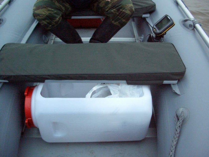 Ящик в лодку ПВХ на ликтрос