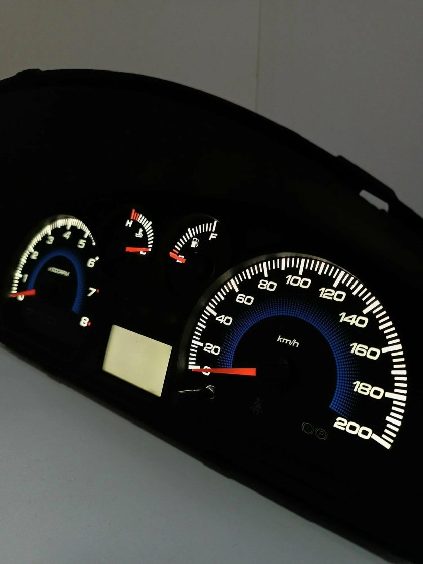 Шкала, накладка приборной панели peugeot206