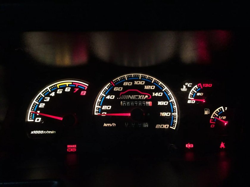 Панель приборов Дэу Нексия n100 электронной