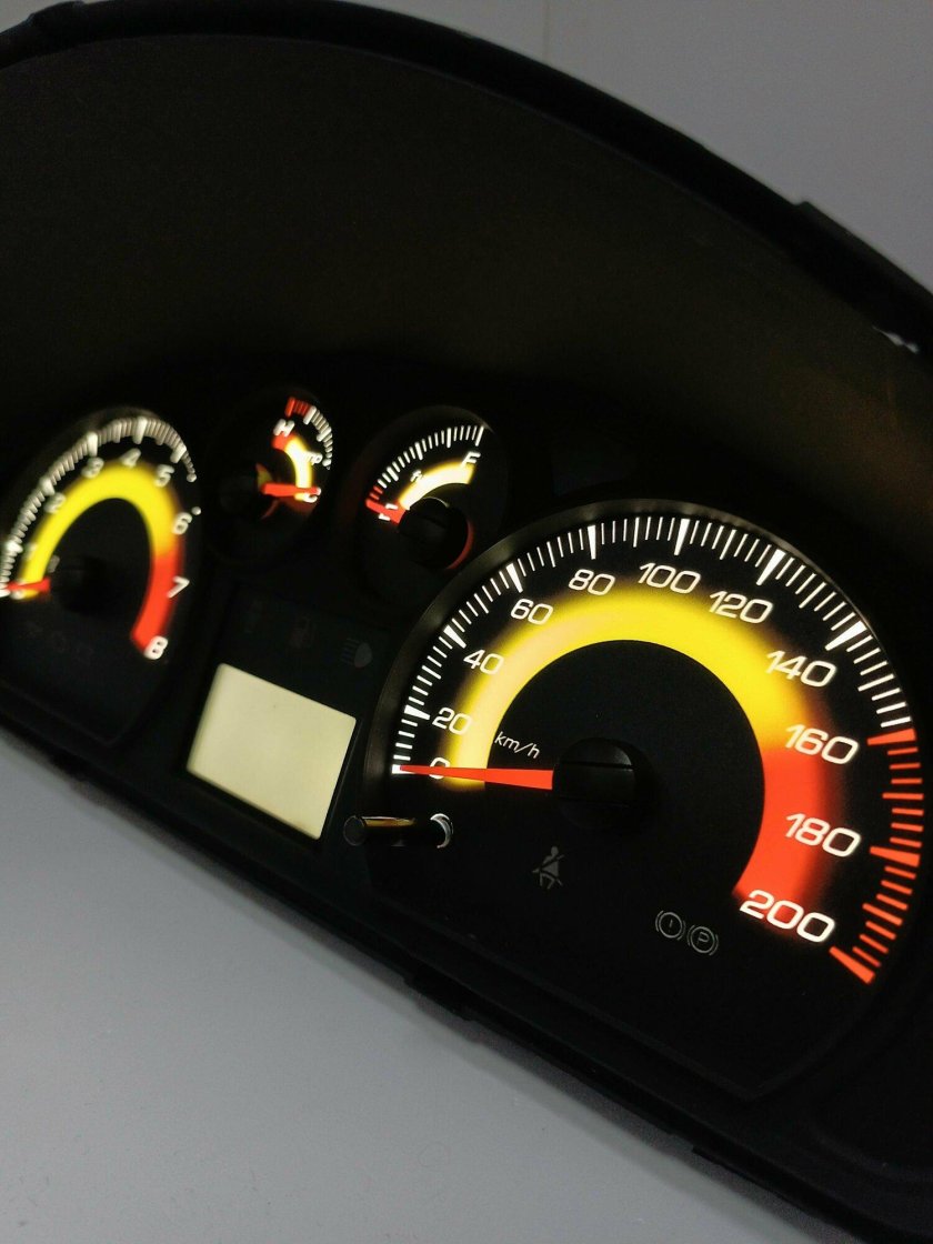 Шевроле Авео приборка