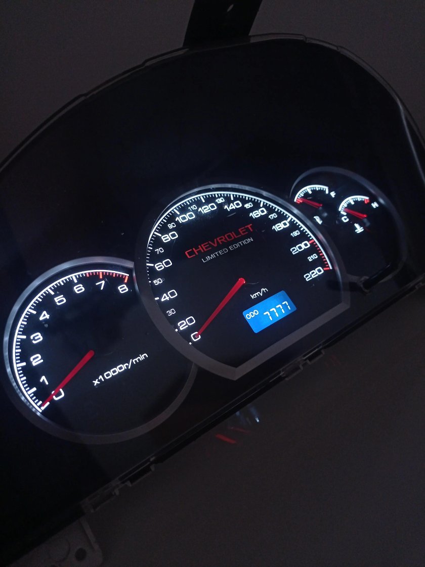 Пересвет панели приборов Daewoo Gentra