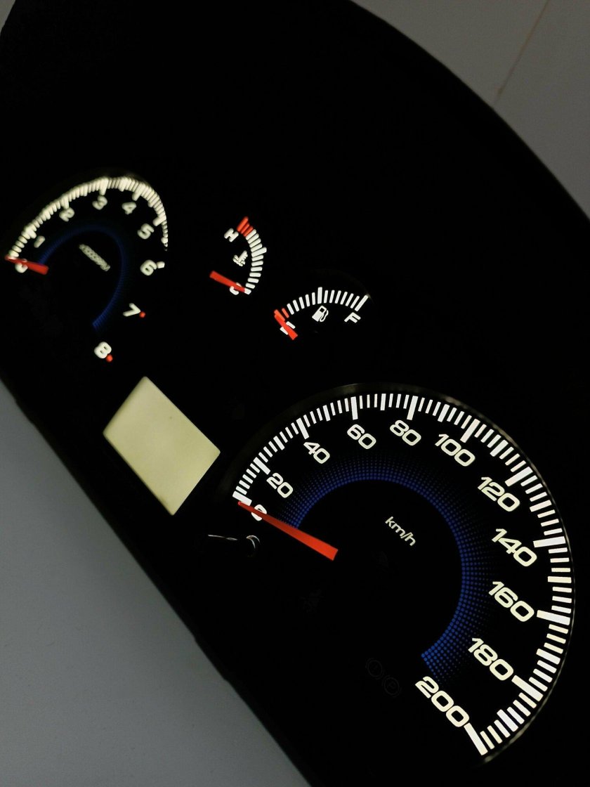 Шкалы приборов Авео т250