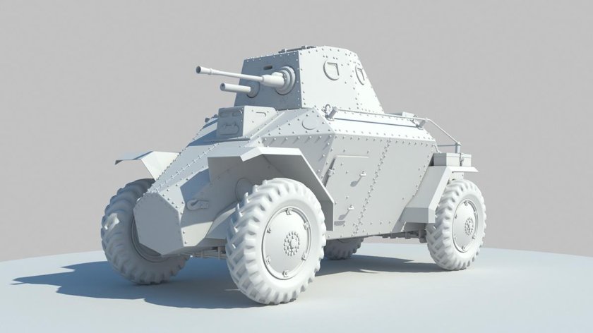 Модель бронеавтомобиль