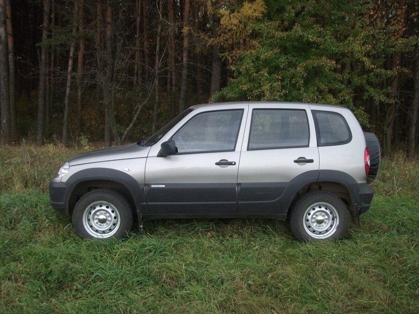 Chevrolet Niva, 2013 серый