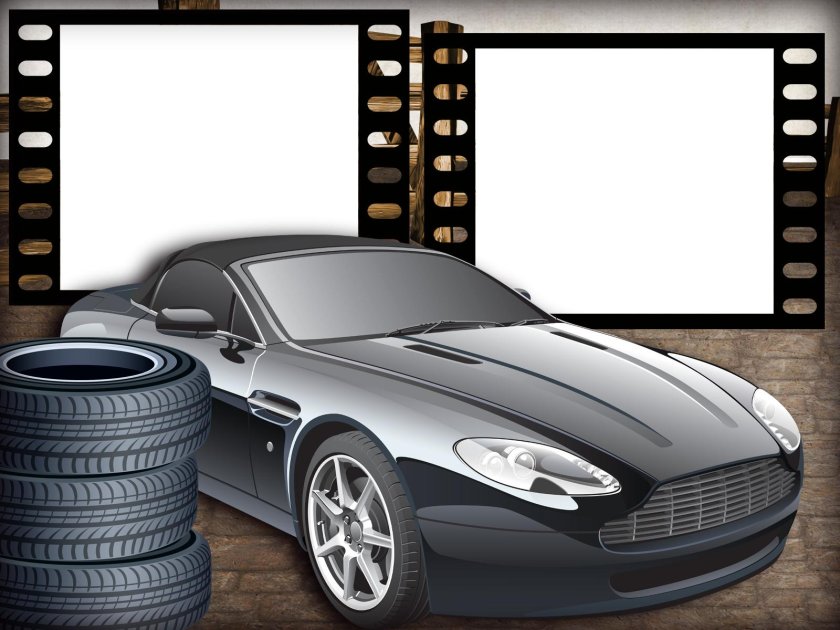 Фоторамка автомобиль