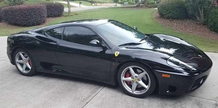 Modena Black Ferrari 360
