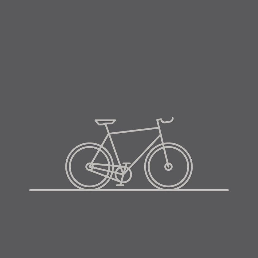 Велосипед логотип Минимализм