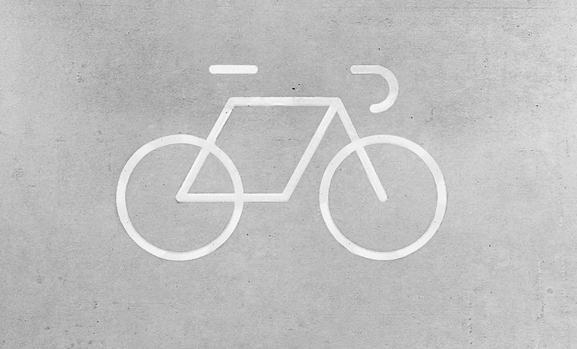 Велосипед логотип Минимализм