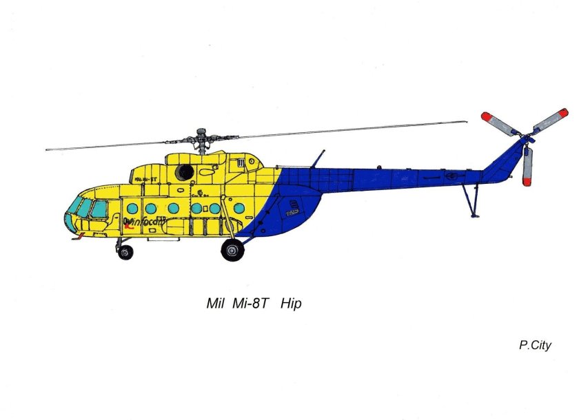 Вертолет ми 26 сбоку