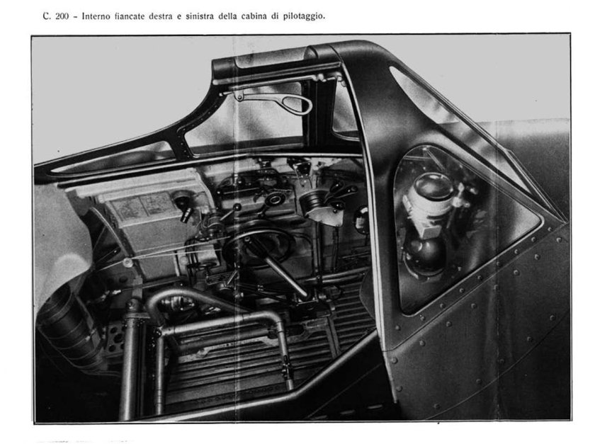Самолет мс200 saetta кабина