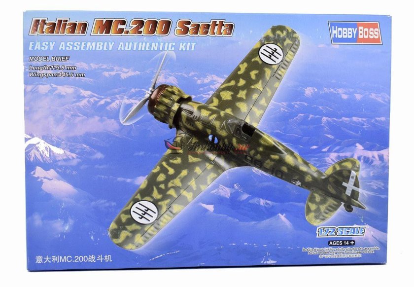 80291 Hobby Boss итальянский истребитель Italian MC.200 saetta 1 72