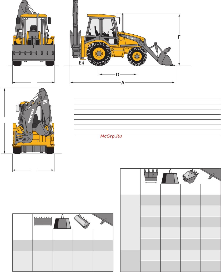 Экскаватор погрузчик Вольво bl71
