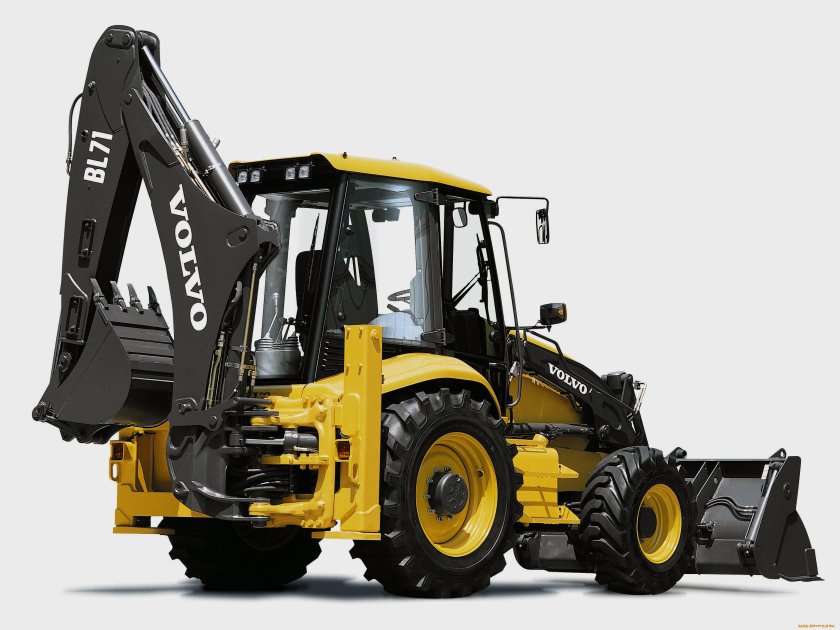 Экскаватор погрузчик Вольво
