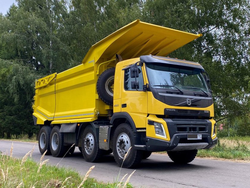 Самосвал желтый