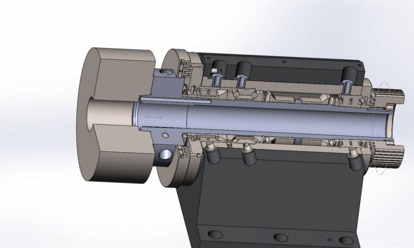 Токарный шпиндель с тс210 подшипники