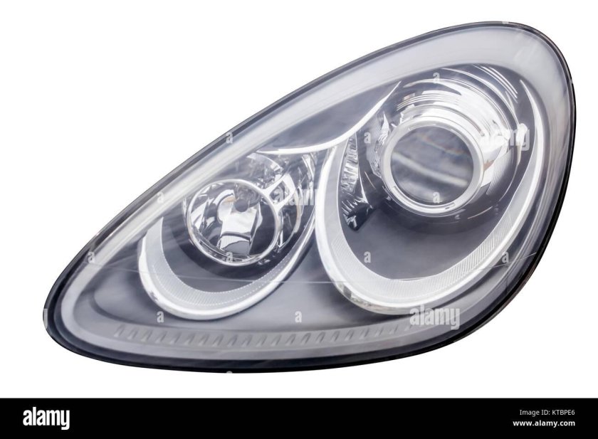 Фары на белом фоне
