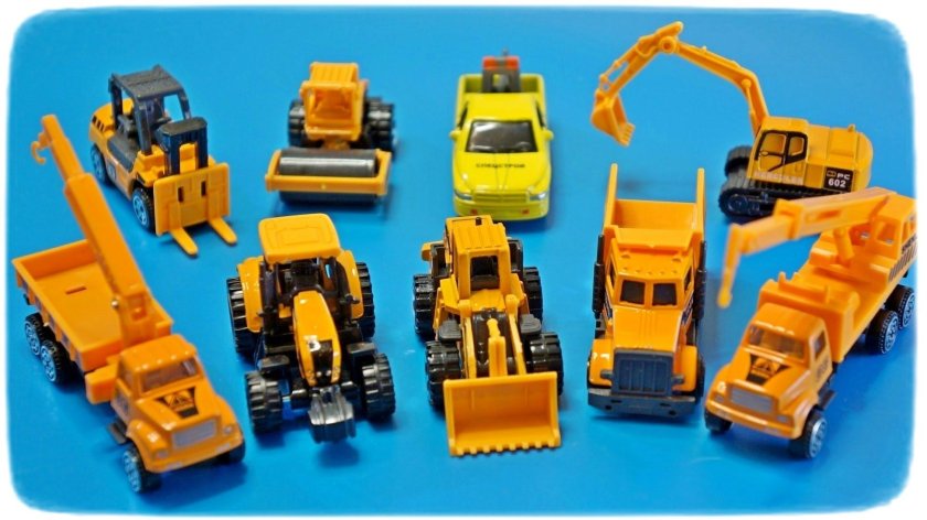 Машинки строительная техника для детей