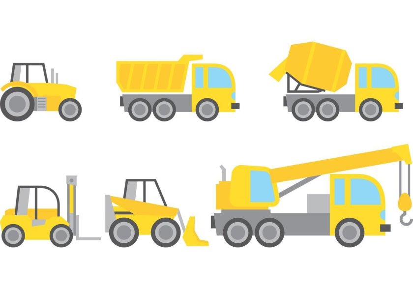 Строительные машины для детей